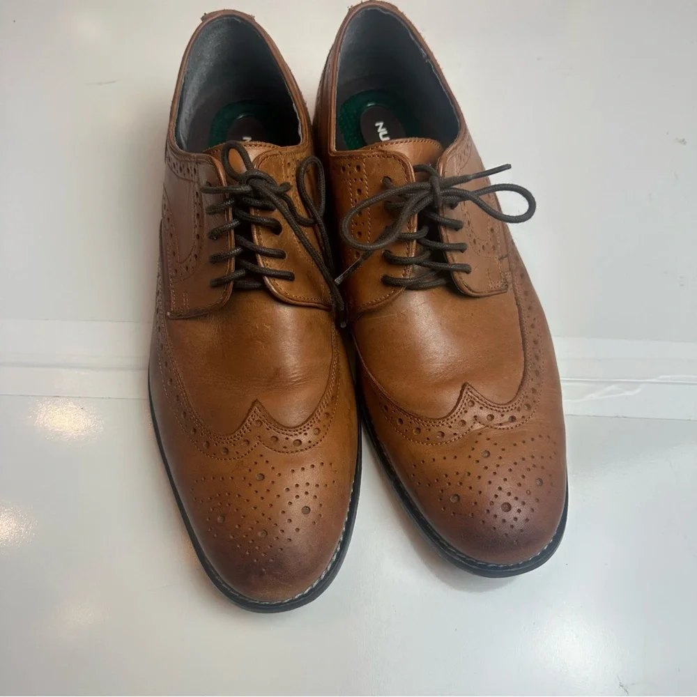 Nunn Bush Tan Leather Oxford Shoes